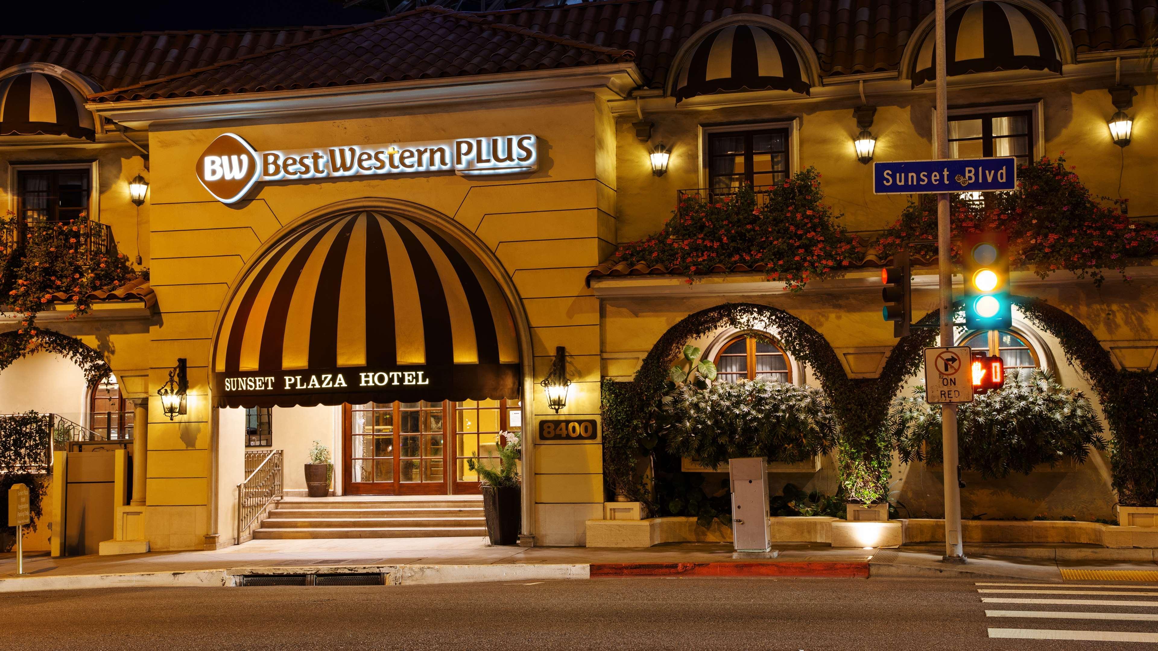 Best Western Plus Sunset Plaza Hotel Лос-Анджелес Екстер'єр фото